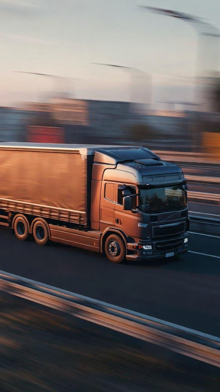 STROHM truck on the road